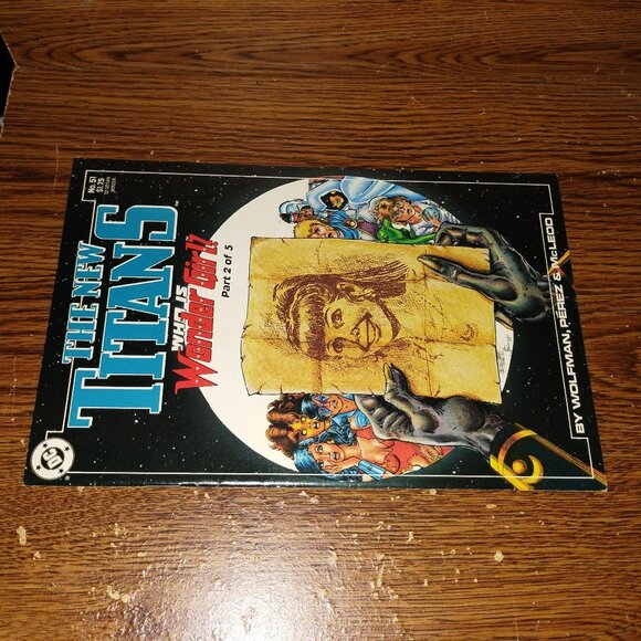 The New Teen Titans #51 (DC comics,1988) Who is Wonder Girl? (part 2 of 5) - Picture 3 of 3